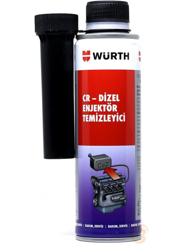 Würth 300 ml CR Dizel Yakıt Sistemi ve Enjektör Temizleyici&hellip;